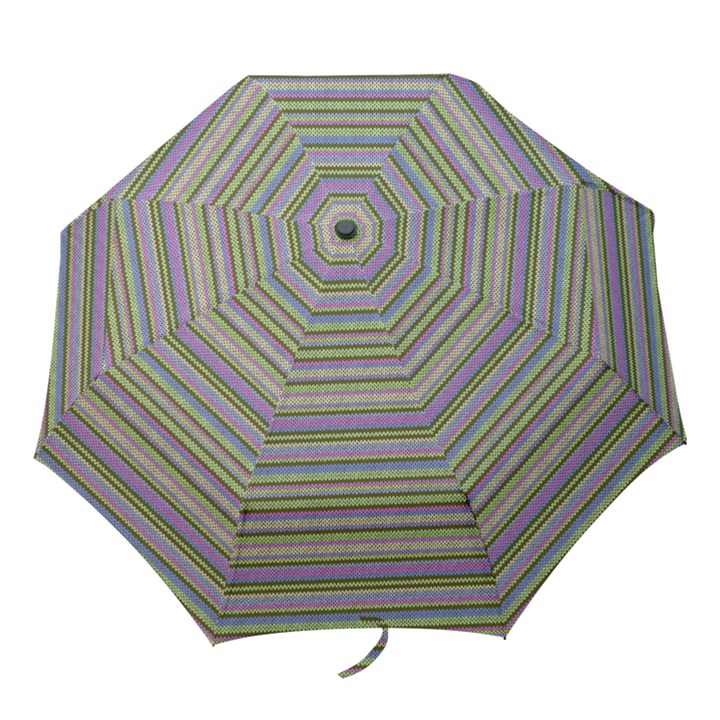 Line knitted pattern Folding Umbrellas