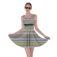 Line Knitted Pattern Skater Dress by goljakoff