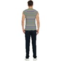 Line knitted pattern Men s Raglan Cap Sleeve Tee View2