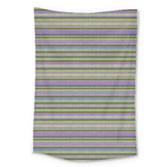 Line Knitted Pattern Large Tapestry by goljakoff