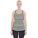 Line knitted pattern Piece Up Tank Top View1