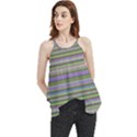 Line knitted pattern Flowy Camisole Tank Top View1