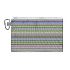 Line Knitted Pattern Canvas Cosmetic Bag (large) by goljakoff