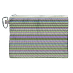 Line Knitted Pattern Canvas Cosmetic Bag (xl) by goljakoff