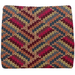 Zig Zag Knitted Pattern Seat Cushion