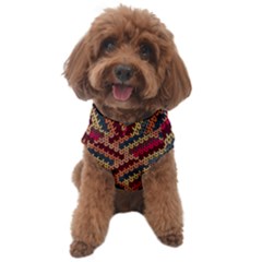 Zig Zag Knitted Pattern Dog Sweater by goljakoff