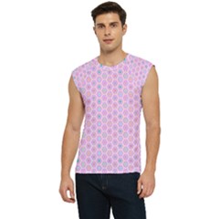 Hexagonal Pattern Unidirectional Men s Raglan Cap Sleeve Tee by Dutashop