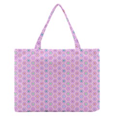 Hexagonal Pattern Unidirectional Zipper Medium Tote Bag by Dutashop