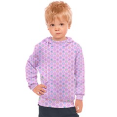 Hexagonal Pattern Unidirectional Kids  Hooded Pullover by Dutashop