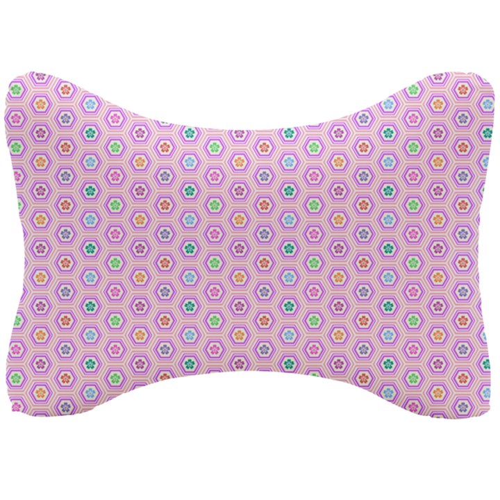 Hexagonal Pattern Unidirectional Seat Head Rest Cushion