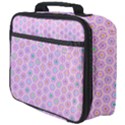 Hexagonal Pattern Unidirectional Full Print Lunch Bag View4