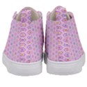 Hexagonal Pattern Unidirectional Kids  Mid-Top Canvas Sneakers View4