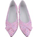 Hexagonal Pattern Unidirectional Women s Bow Heels View1