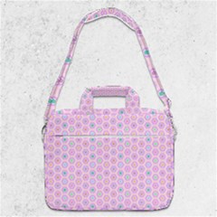 Hexagonal Pattern Unidirectional Macbook Pro Shoulder Laptop Bag  by Dutashop