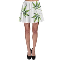 Cannabis Curative Cut Out Drug Skater Skirt