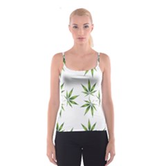 Cannabis Curative Cut Out Drug Spaghetti Strap Top by Dutashop