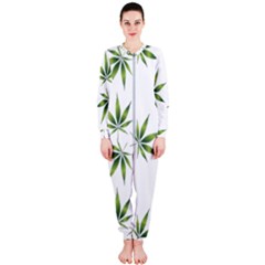 Cannabis Curative Cut Out Drug Onepiece Jumpsuit (ladies)  by Dutashop