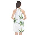 Cannabis Curative Cut Out Drug Halter Neckline Chiffon Dress  View2