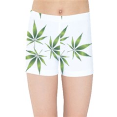 Cannabis Curative Cut Out Drug Kids  Sports Shorts