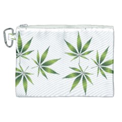 Cannabis Curative Cut Out Drug Canvas Cosmetic Bag (xl)