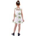 Cannabis Curative Cut Out Drug Kids  Cross Back Dress View2