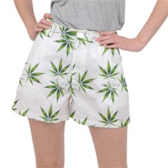 Cannabis Curative Cut Out Drug Ripstop Shorts by Dutashop