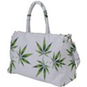 Cannabis Curative Cut Out Drug Duffel Travel Bag View1