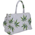 Cannabis Curative Cut Out Drug Duffel Travel Bag View2