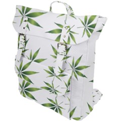 Cannabis Curative Cut Out Drug Buckle Up Backpack