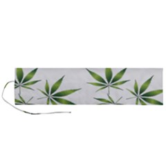 Cannabis Curative Cut Out Drug Roll Up Canvas Pencil Holder (l) by Dutashop