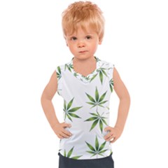 Cannabis Curative Cut Out Drug Kids  Sport Tank Top