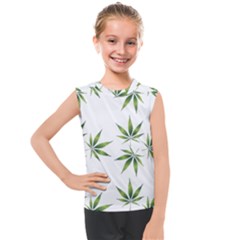 Cannabis Curative Cut Out Drug Kids  Mesh Tank Top by Dutashop