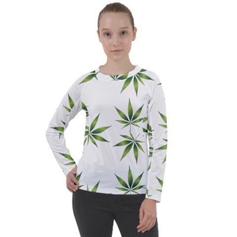 Cannabis Curative Cut Out Drug Women s Long Sleeve Raglan Tee by Dutashop