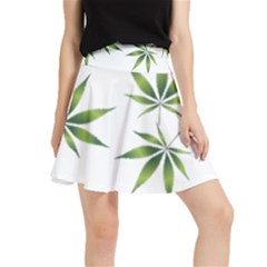 Cannabis Curative Cut Out Drug Waistband Skirt by Dutashop