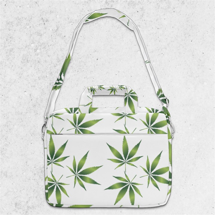 Cannabis Curative Cut Out Drug MacBook Pro Shoulder Laptop Bag 