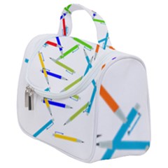 Pen Pencil Color Write Tool Satchel Handbag by Dutashop