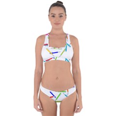 Pen Pencil Color Write Tool Cross Back Hipster Bikini Set