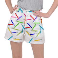 Pen Pencil Color Write Tool Ripstop Shorts by Dutashop