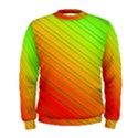 Orange Green Gradient Hunter Men s Sweatshirt View1