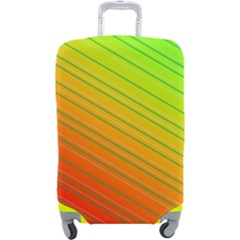 Orange Green Gradient Hunter Luggage Cover (large) by Dutashop