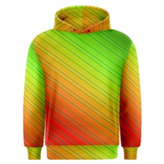 Orange Green Gradient Hunter Men s Overhead Hoodie by Dutashop