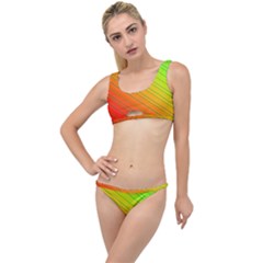 Orange Green Gradient Hunter The Little Details Bikini Set