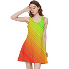 Orange Green Gradient Hunter Inside Out Racerback Dress by Dutashop