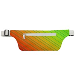 Orange Green Gradient Hunter Active Waist Bag