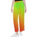 Orange Green Gradient Hunter Women s Pants  View1