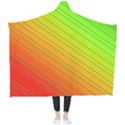 Orange Green Gradient Hunter Wearable Blanket View2