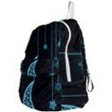 Moon Star Neon Wallpaper Foldable Lightweight Backpack View4