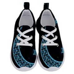 Moon Star Neon Wallpaper Running Shoes by Dutashop