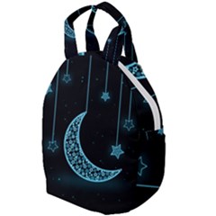 Moon Star Neon Wallpaper Travel Backpacks by Dutashop