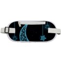 Moon Star Neon Wallpaper Rounded Waist Pouch View1